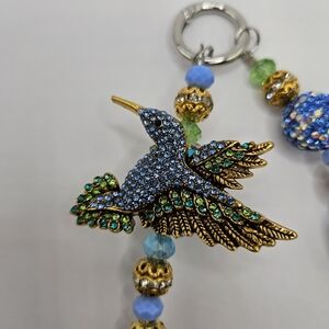 Colorful Hummingbird Keychain